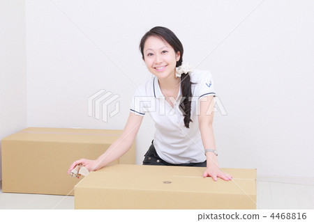 Female home moving house preparation Female home moving house preparation 4468816