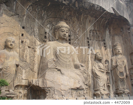 河南洛陽世界遺產龍門石窟 4472009