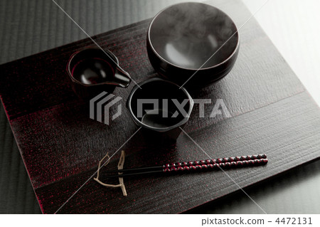 japanese lacquer work, negoro coating, lacquer ware 4472131