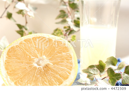 Cut grapefruit and grapefruit juice 4472309