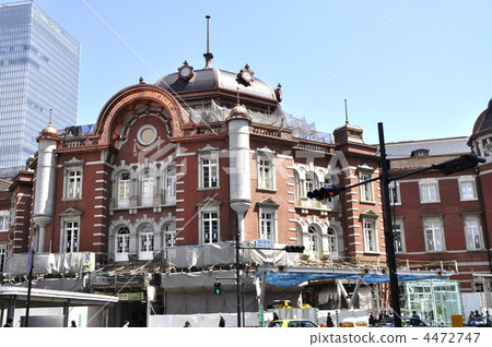 marunouchi gate, tokyo station, renewal 4472747