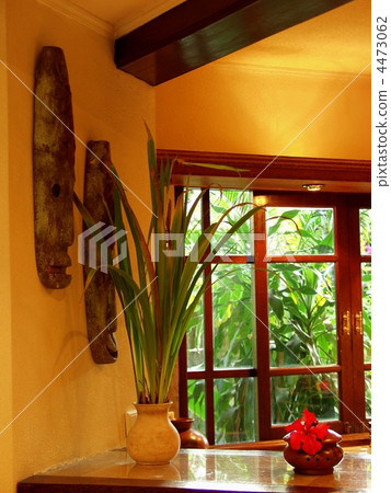 南國度假村的室內裝飾 4473062