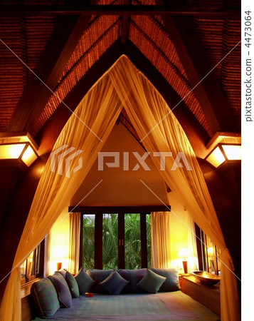 Room of a tropical resort 4473064