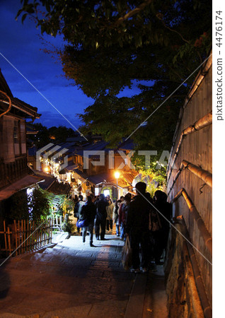 evening time, sannenzaka, street 4476174