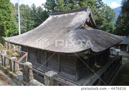 The oldest building in Shikoku, National Treasure, Burakuji Yakushido, Otoyo-cho, Nagaoka-gun, Kochi Prefecture 4476816