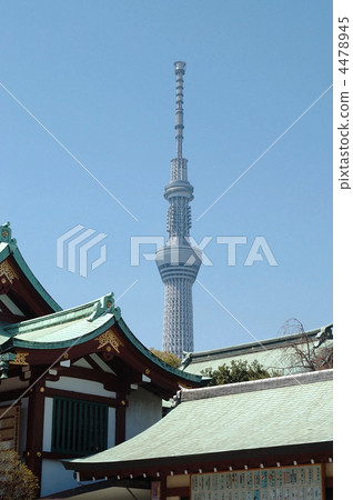 東京天空樹和龜井天神神社 4478945