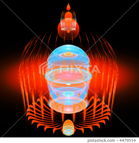 Colour abstract art balls  background. 4479554