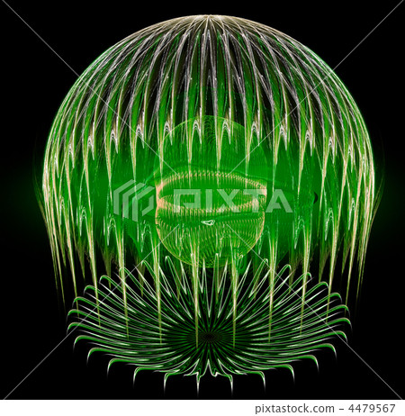 Colour abstract art balls  background. 4479567