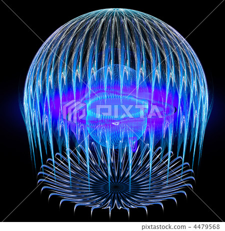 Colour abstract art balls  background. 4479568