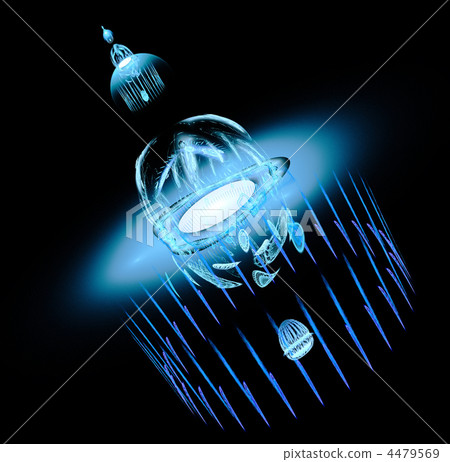 Colour abstract art balls  background. 4479569