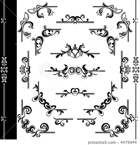 frame, parts, illustration 4479944