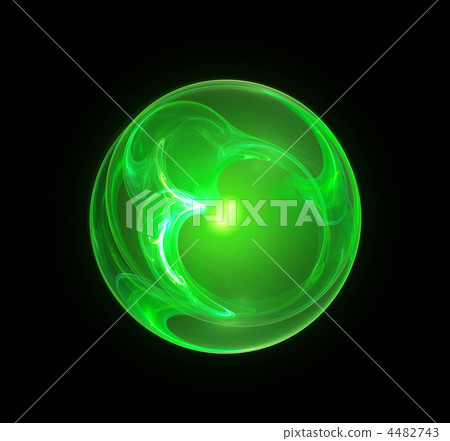 Colour abstract art balls  background. 4482743