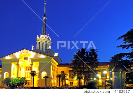 Sochi Marine passenger port in Sochi city Sochi Marine passenger port in Sochi city 4482917