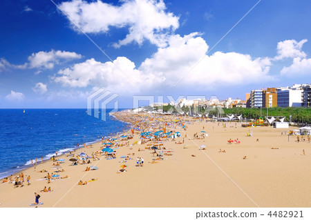 Beaches, coast in Spain . Beaches, coast in Spain . 4482921