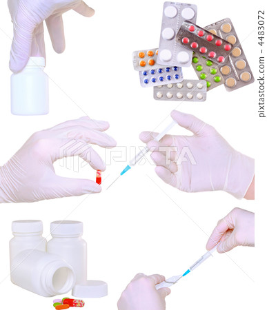 Collage of medicine-pills,bottle,syringe etc. Collage of medicine-pills,bottle,syringe etc. 4483072