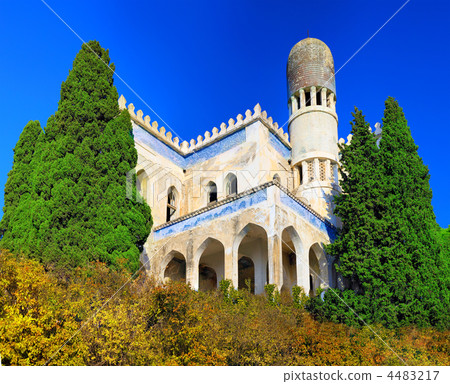 Ruins of Mosque in Semeiz, Crimea. 4483217