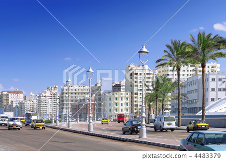 Alexandria city , urban view, Egypt. 4483379