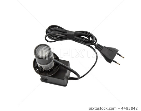 Aquarium air compressor (pump)on white 4483842