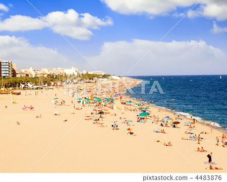 Beaches, coast in Spain . Beaches, coast in Spain . 4483876