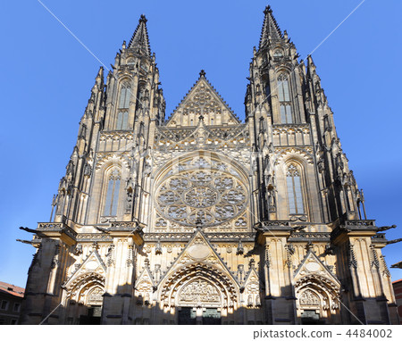 Cathedral of st. Vitus, Vaclav and Voiteha. Prague 4484002