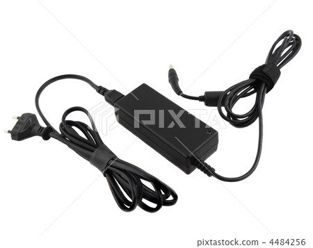 Computer charger for notebook (laptop). Isolated Computer charger for notebook (laptop). Isolated 4484256