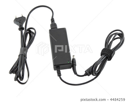 Computer charger for notebook (laptop). Isolated Computer charger for notebook (laptop). Isolated 4484259