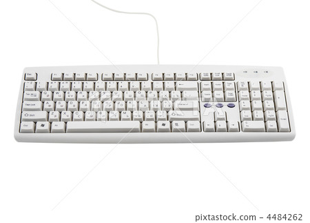 Computer keyboard on white background. 4484262