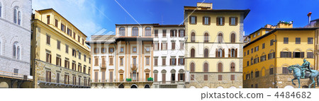 Panorama view of  Florence, Italy. 4484682