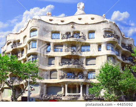 House Casa Mila , Barcelona,Spain. House Casa Mila , Barcelona,Spain. 4485092