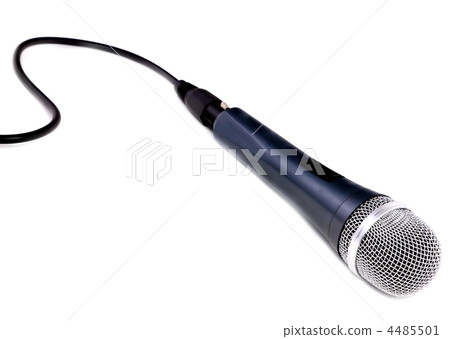 Microphone isolated over white. Microphone isolated over white. 4485501