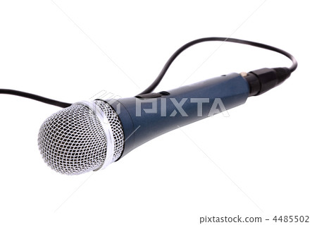 Microphone isolated over white. Microphone isolated over white. 4485502