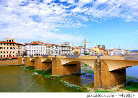 Arno river in Florence,Tuscany, Italy. Panorama Arno river in Florence,Tuscany, Italy. Panorama 4486834