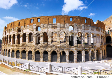 The Colosseum, the world famous landmark in Rome. 4486866