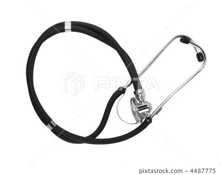 Phonendoscope on white background. Phonendoscope on white background. 4487775