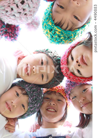 Children (Boys Male Children Girls Women Playing Group Groups Smiling Smile Elementary School Students) Children (Boys Male Children Girls Women Playing Group Groups Smiling Smile Elementary School Students) 4490883