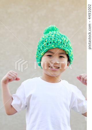 Child Boys (Casual T-shirt Kids Knit Cap Men's Private Wear Short-sleeved) Child Boys (Casual T-shirt Kids Knit Cap Men's Private Wear Short-sleeved) 4491002
