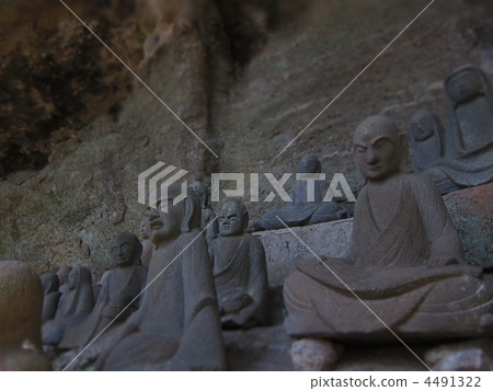 multiple, built of stone, Quan Yin 4491322