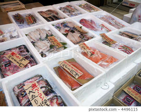 Dried goods outside the Tsukiji farm Dried goods outside the Tsukiji farm 4496115