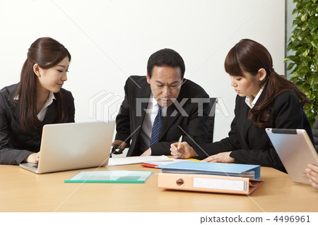 Businessmen in the meeting Businessmen in the meeting 4496961