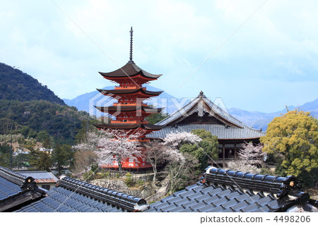 豐國神社的五層寶塔 4498206