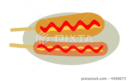 American dog and Frankfurt sausage 4498673