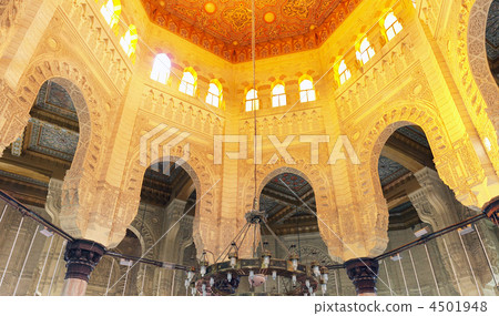 Interior view of Mosque , Alexandria, Egypt. 4501948