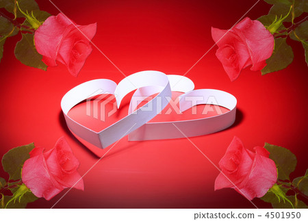 St. Valentine Day. Two hearts 4501950