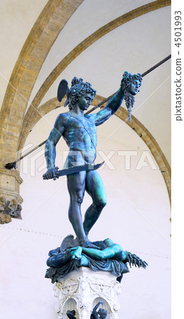 Statue of Perseus slaying Medusa. Florence Statue of Perseus slaying Medusa. Florence 4501993