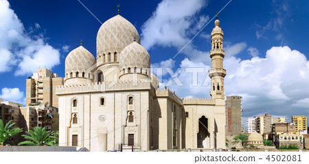 Mosque of Abu El Abbas Masjid, Alexandria, Egypt. 4502081
