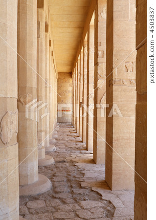 Pillars in Hatshepsut Temple at Luxor. Pillars in Hatshepsut Temple at Luxor. 4503837
