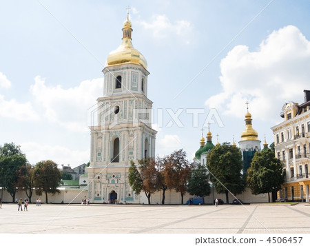 Belltower of a the Kievo-Pechora Monastery. Kiev 4506457