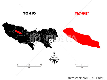 Hinode-cho - Tokyo Map 4513899