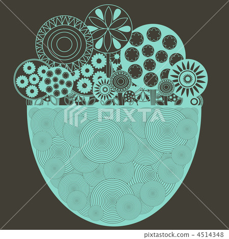 funky floral background funky floral background 4514348