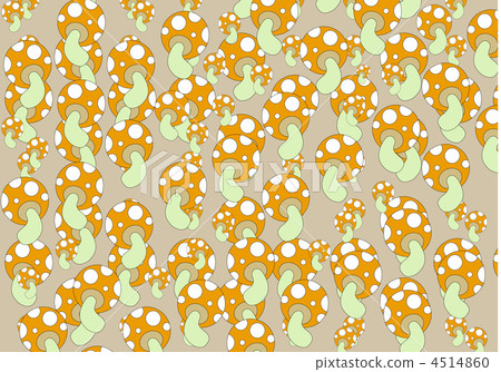 Toadstools retro abstract background Toadstools retro abstract background 4514860